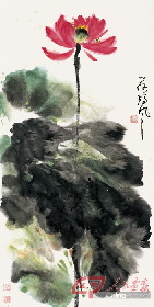 《擎天一柱》 137×68cm 2012年