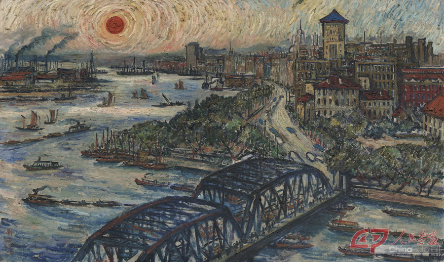 11  油画《外滩风景》，97cm×163cm，1964年，油画，上海刘海粟美术馆藏.jpg