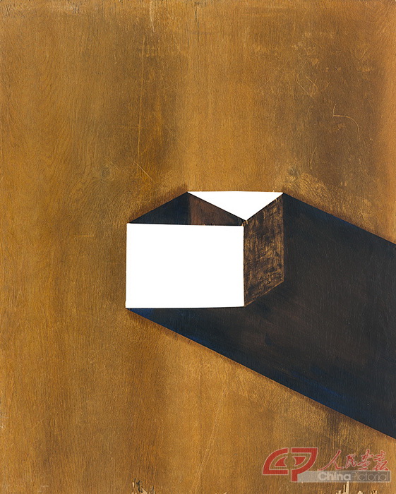 盒子的阴影2_西科拉 道马什_2000年_油画,木质_91x72cm (2).jpg