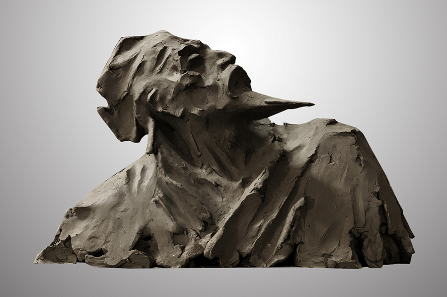 鲍海宁《苏武》，2018，50x20x40cm，雕塑，综合材料.jpg