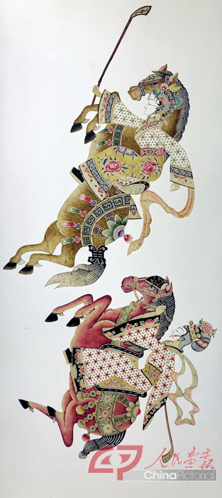 打马球（之一、之二）45×60cm.jpg