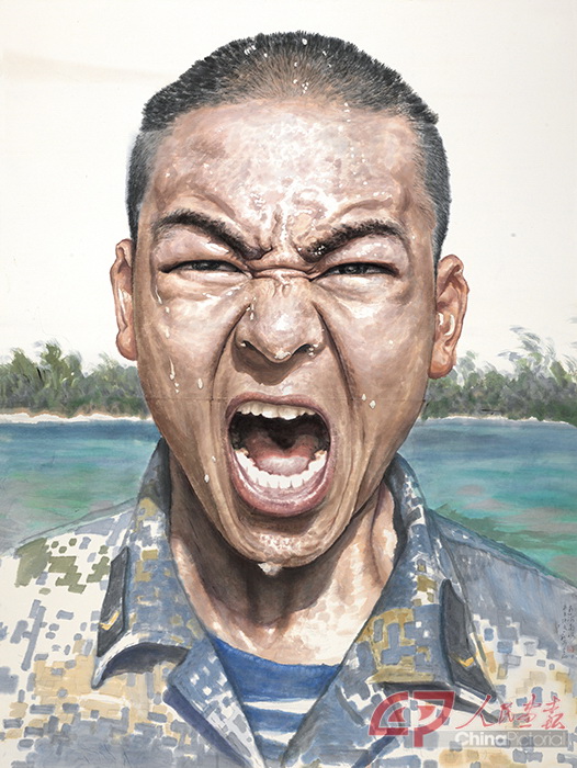 李翔 《南海·南海》国画  230cm×300cm.jpg