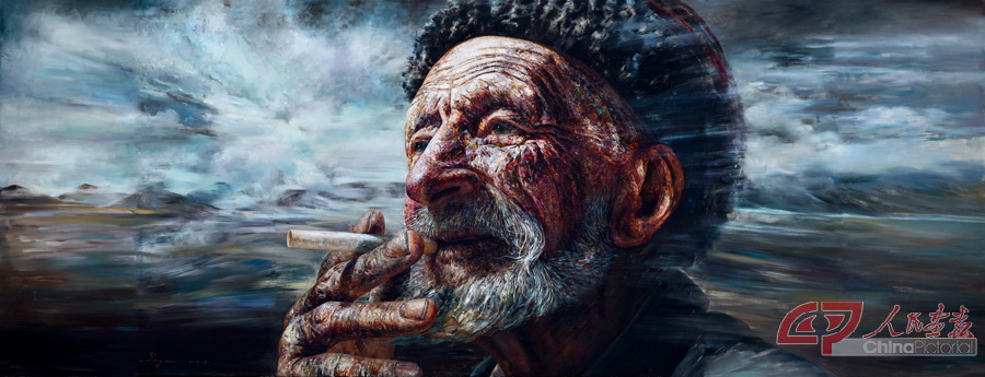 都尼克爷爷360x140cm   2015.JPG
