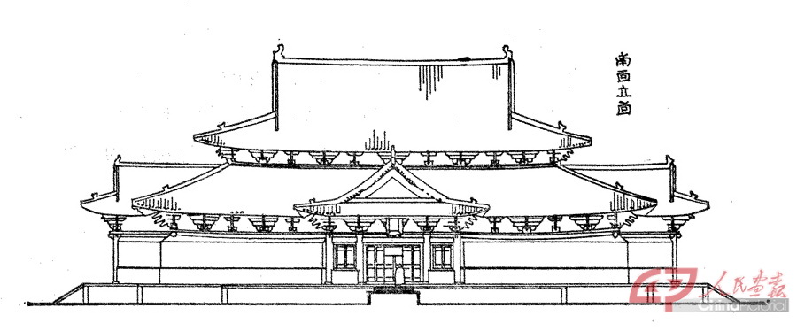 中国建筑画手绘