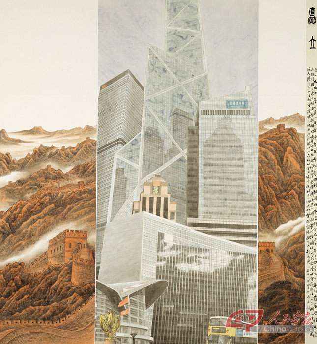 何彦超（河南）矗立215cm×196cm 2017年.JPG