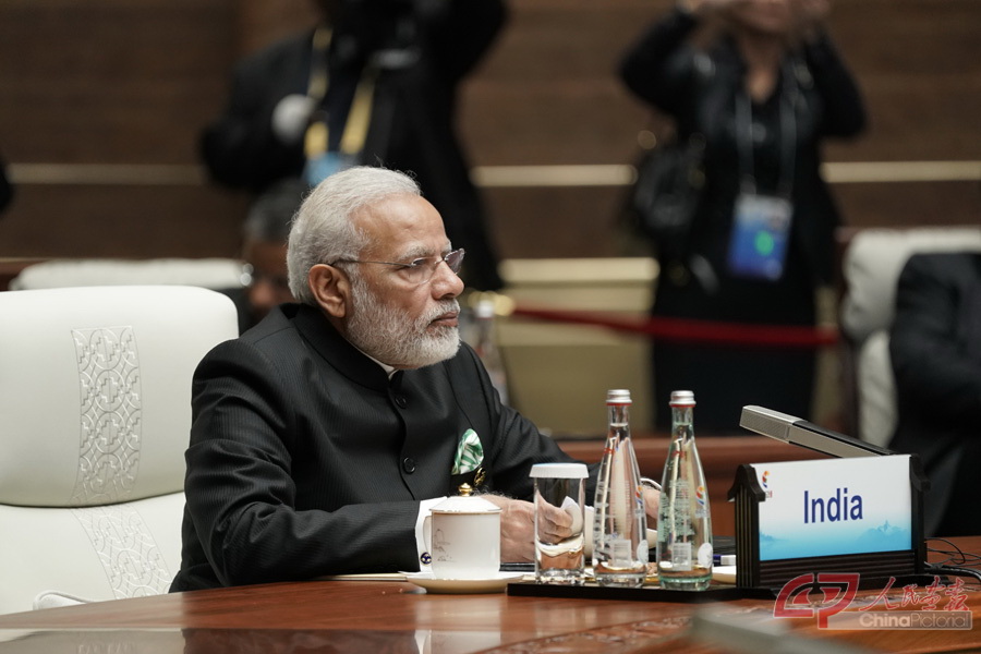 印度总理莫迪出席金砖国家领导人厦门会晤大范围会议 (2) 摄影 万全.jpg