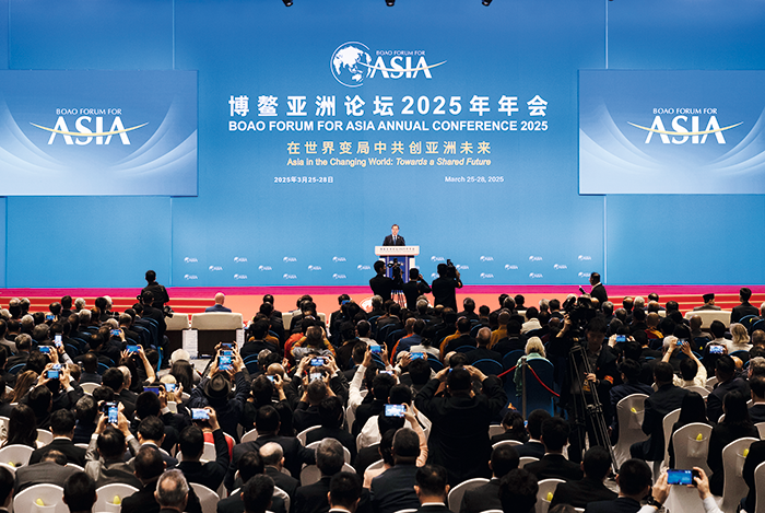 3月27日，博鳌亚洲论坛2025年年会举行开幕大会。今年是中国国家主席习近平提出构建亚洲命运共同体10周年。10年来，在.png